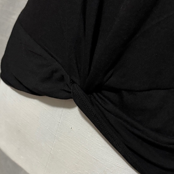 NWT CUPSHE Summer Beach Wear Top-Sz M-Rayon Blend-Black-Cute Strap Detail - Picture 7 of 13